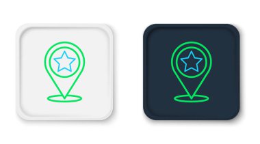 Amerika 'nın Bağımsızlık Günü çizgisi simgesi beyaz arkaplanda izole edildi. 4 Temmuz. Amerika Birleşik Devletleri ülkesi. Renkli taslak konsepti. Vektör