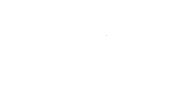 Μαύρο Αμπερόμετρο Γραμμής Πολύμετρο Εικονίδιο Βολτόμετρου Απομονωμένο Λευκό Φόντο Όργανα — Αρχείο Βίντεο