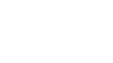 Siyah renkli Armchair simgesi beyaz arkaplanda izole edildi. 4K Video hareketli grafik canlandırması.
