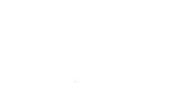 Beyaz arkaplanda siyah çizgi tişört simgesi izole edildi. Tişört. 4K Video hareketli grafik canlandırması.