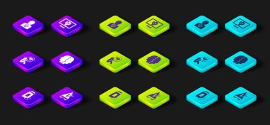 Metronom 'a sarkaç kırığı olan sakinleştirici haplar verin ya da internetteki Bipolar Bozukluk Psikologu ve Psikoloji Psişik ikonu' ndan boşanın. Vektör.