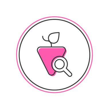 Doldurulmuş Üzüm simgesi beyaz arkaplanda izole edildi. Üzüm seçimi. Vektör.