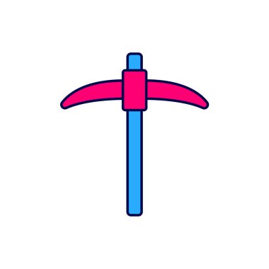 Beyaz arkaplanda izole edilmiş ana hatlı seçim simgesi. Vektör.