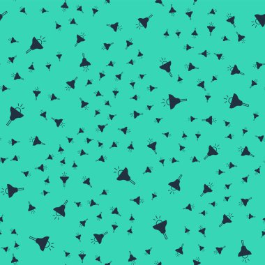 Siyah Lamba ikonu yeşil arka planda izole edilmiş pürüzsüz desen. Tavan lambası ampulü. Vektör