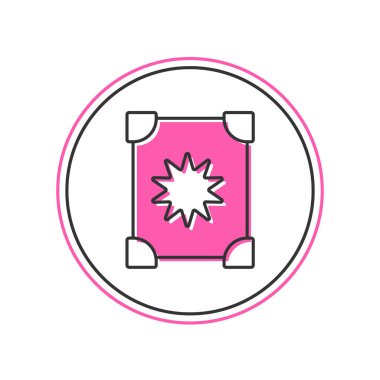 Eskiler 'in büyü kitabının ana hatlarını simya tarifleri ve beyaz arka planda izole edilmiş mistik büyüler ve büyülerle doldurdum. Vektör.