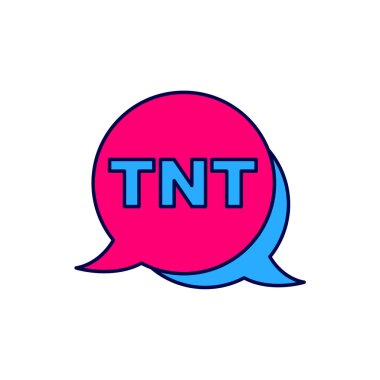 Beyaz arka planda izole edilmiş ana hatlı dinamit çubuğu ikonu. Saatli bomba - patlama tehlikesi kavramı. Vektör.