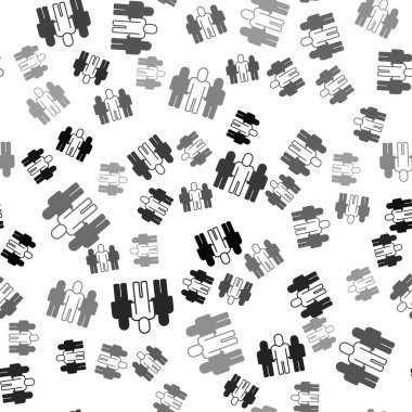 Siyah Proje ekip taban simgesi beyaz arkaplandaki kusursuz deseni izole etti. İş analizi ve planlama, danışmanlık, takım çalışması, proje yönetimi. Geliştiriciler. Vektör.