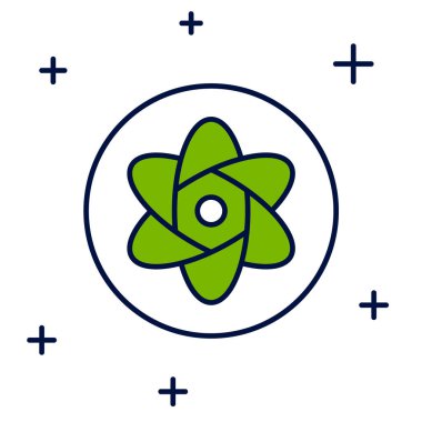 Ana hatlarıyla doldurulmuş test tüpü ve beyaz arka planda izole edilmiş kimyasal test ikonu. Laboratuvar cam levhası. Vektör