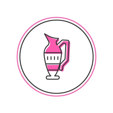 Beyaz arkaplanda izole edilmiş Eskiler 'in ana hatları simgesi. Vektör