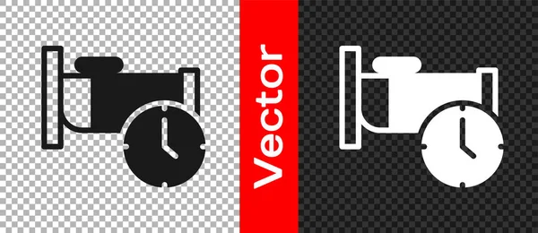 Black Time Sleep Icon Isolated Transparent Background Sleepy Zzz Healthy — Stock Vector