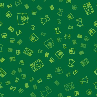 Satır Posta ve e-posta, Tarayıcı ayarları ve Megaphone 'u pürüzsüz şablona ayarla. Vektör