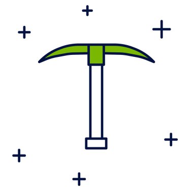 Beyaz arkaplanda izole edilmiş ana hatlı seçim simgesi. Vektör