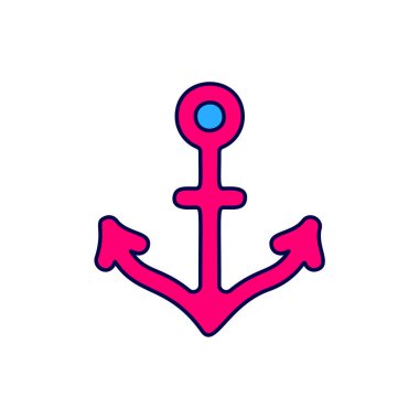 Sunucu simgesi beyaz arkaplanda izole edildi. Vektör