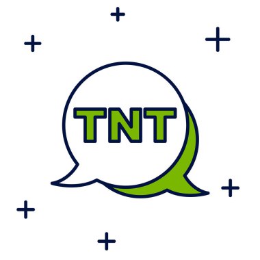 Beyaz arka planda izole edilmiş ana hatlı dinamit çubuğu ikonu. Saatli bomba - patlama tehlikesi kavramı. Vektör