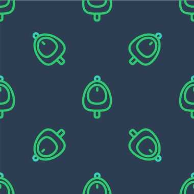 Hat tuvaleti pisuarı ya da sidik ikonu mavi arka planda izole edilmiş kusursuz desen. Erkekler tuvaletinde çiş. Tuvalet, tuvalet, tuvalet. Vektör