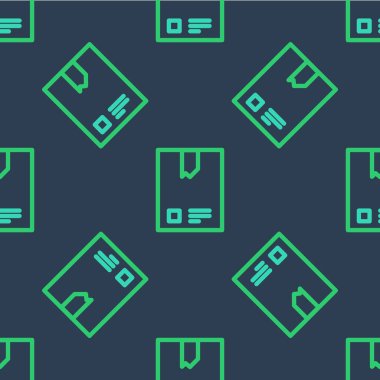 Kahve çekirdeği ikonu çizgisi mavi arka planda izole edilmiş. Vektör