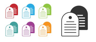 Siyah kutsal kitap ikonu beyaz arka planda izole edilmiş. Simgeleri renklendirin. Vektör