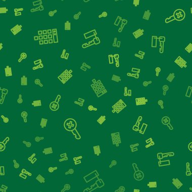 Satır parola korumasını ayarla, yanlış anahtar ve kusursuz desen üzerinde işaretli. Vektör