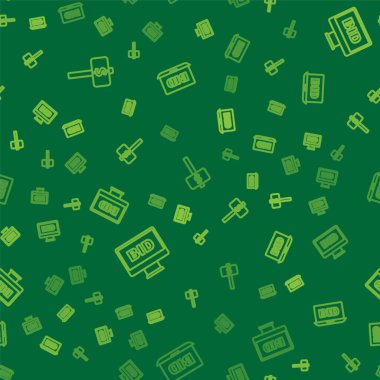 Hat El açık arttırma küreğini hazır et, çevrimiçi ve pürüzsüz modda. Vektör