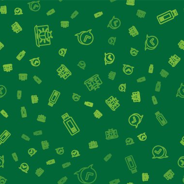 Satır Sistem hatasını monitörde, USB flash diskte ve konuşma balonunda işaretle. Vektör.