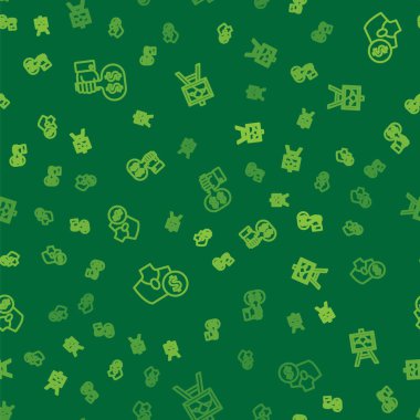 Line Hand açık arttırma raketi açık arttırma mücevher satışı ve pürüzsüz bir resim. Vektör.