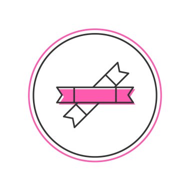 Doldurulmuş ana hatlı şeker paket simgesi beyaz arkaplanda izole edildi. Kahve, tuz, baharat gibi toplu gıda ürünleri için ayrı ayrı paketler. Vektör.