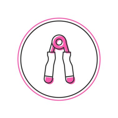 Doldurulmuş Sport açıcı simgesi beyaz arkaplanda izole edildi. Spor malzemeleri. Vektör.