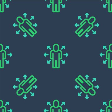 Çoklu Görev Yöneticisi mavi arkaplanda izole edilmiş simge üzerinde çalışıyor. Vektör.