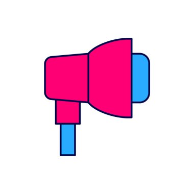 Beyaz arkaplanda izole edilmiş softbox simgesinde Stüdyo lambası dolduruldu. Gölge yansıma tasarımı. Vektör