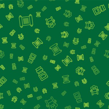 Hüküm, parşömen, parşömen, şişedeki zehir ve ortaçağ tahtı kusursuz desenli. Vektör