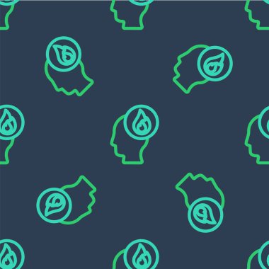 İtfaiyeci ikonu mavi arka planda izole edilmiş. Vektör