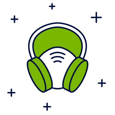 Doldurulmuş gaz maskesi simgesi beyaz arkaplanda izole edildi. Solunum cihazı işareti. Vektör