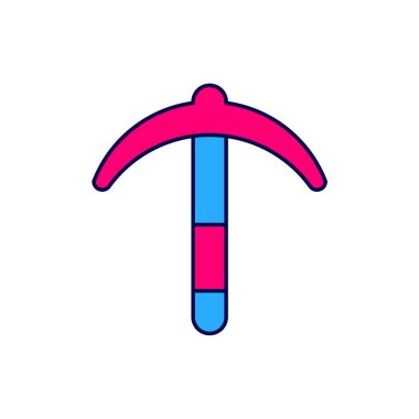 Beyaz arkaplanda izole edilmiş ana hatlı seçim simgesi. Vektör