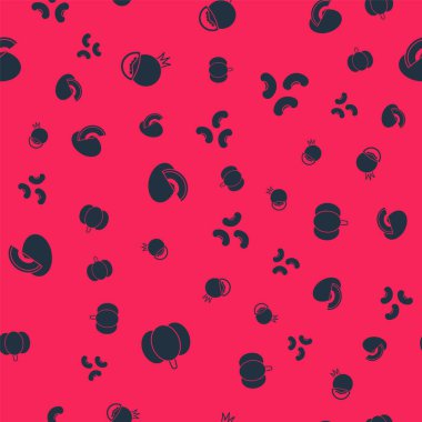 Balkabağı, domates, kavun meyvesi ve fasulyeyi kusursuz bir şekilde hazırla. Vektör