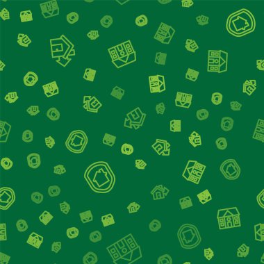 Hat satışı evi, ev koruma altında ve kusursuz bir düzende. Vektör