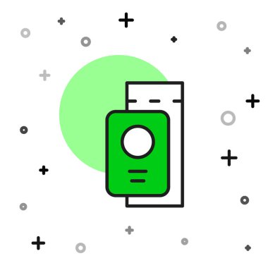 Beyaz arka planda izole edilmiş bilet simgesiyle doldurulmuş pasaport. Kimlik Belgesi. Konsept seyahat ve turizm. Vektör