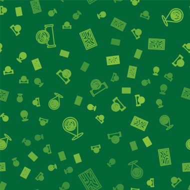 Çizgiyi iki elli testere ve kütük, tahta kütükler ve dikişsiz desenli kapalı kapı olarak ayarla. Vektör