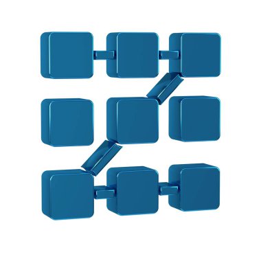 Mavi Grafik şifre koruması ve şeffaf arkaplanda izole edilmiş güvenlik erişim simgesi. Güvenlik, güvenlik, koruma, gizlilik kavramı. .