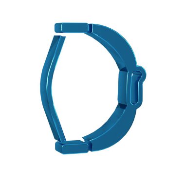 Mavi Yay oyuncak simgesi şeffaf arkaplanda izole edildi. .