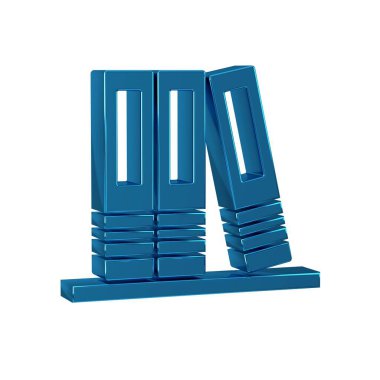 Mavi Ofis dosyaları ve belge simgeleri şeffaf arkaplanda izole edildi. Ofis dosyaları. Dizin işaretini arşivler. .