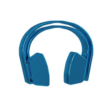 Mavi Gürültü iptal eden kulaklık simgesi şeffaf arkaplanda izole edildi. Kulaklıklar gürültüden korunmak için.. 