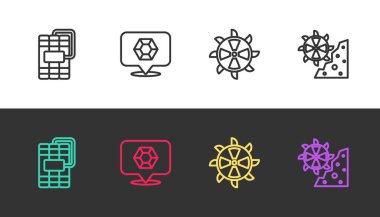 Dinamit, Mücevher Taşı, Kova tekerleği kazıyıcısı ve siyah-beyaz. Vektör
