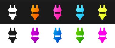 Siyah beyaz arkaplanda mayo simgesini ayır. Vektör.