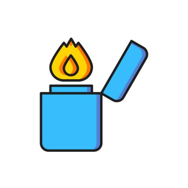 Renk Işığı simgesi beyaz arkaplanda izole edildi. Düz çizgili, gölgeli. Vektör