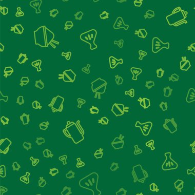 Pirinci yemek çubuğuyla kaseye koy, Çin çay seremonisi ve pürüzsüz desenli hamur tatlısı. Vektör.