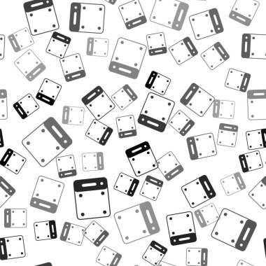 Kara Sunucu, Data, Web Sunucu simgesi izole edilmiş beyaz arkaplan üzerindeki kusursuz desen. Vektör.