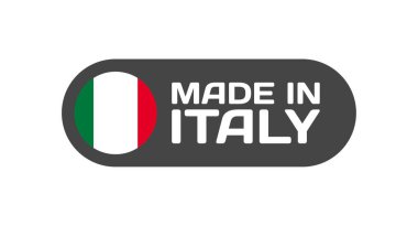 İtalya ulusal bayrağında yapıldı. İtalya 'da tasarım için yapıştırılmış. İzole edilmiş bir ikon. Vektör simgesi