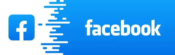 Sosyal Medya Facebook Logosu Tam Yazı Mavi Logo Editoryal Sosyal Telifsiz Stok Vektörler