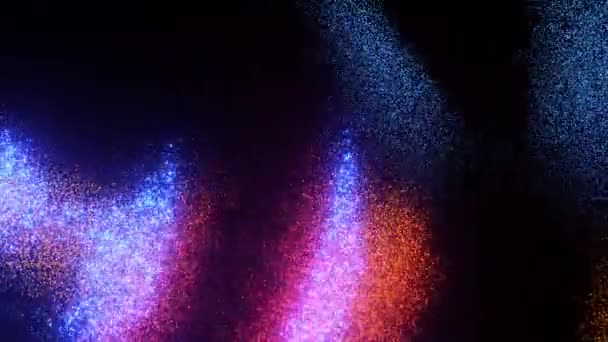 Бесшовный Цикл Абстрактная Анимация Блестящими Волнистыми Эффектами — стоковое видео