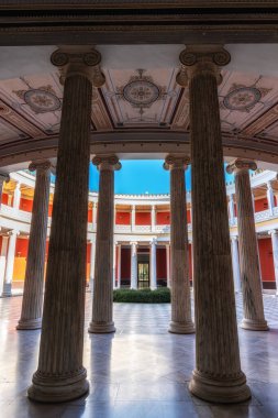 Atina, Yunanistan 'daki Zappeion Hall salonu. Yunanistan 'ın Atina kentindeki ünlü konferans ve sergi salonu